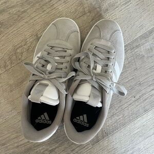 Adidas Gray Sneakers with Minimalist Design